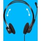 Logitech PC Headset 960 USB Kablet Høretelefoner